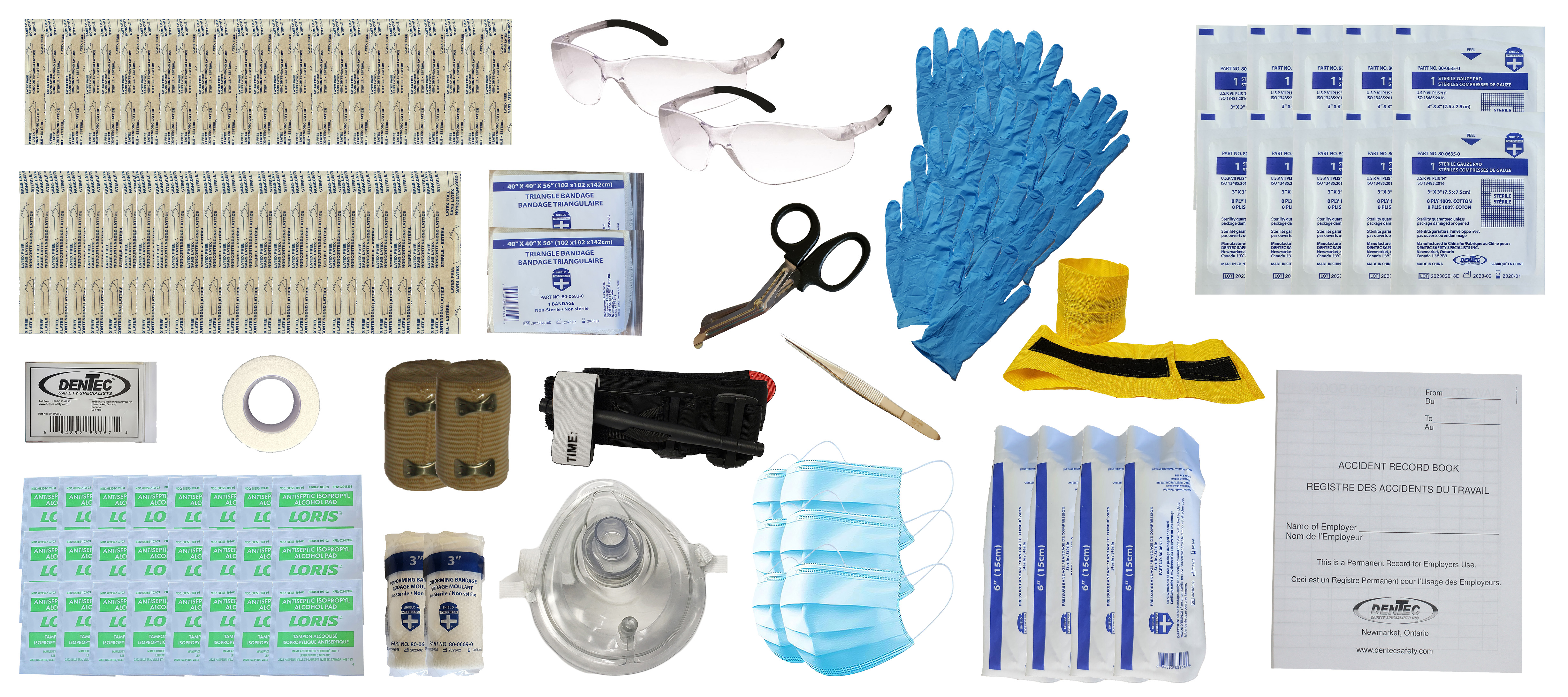 First Aid Kit British Columbia Level #1 Plastic